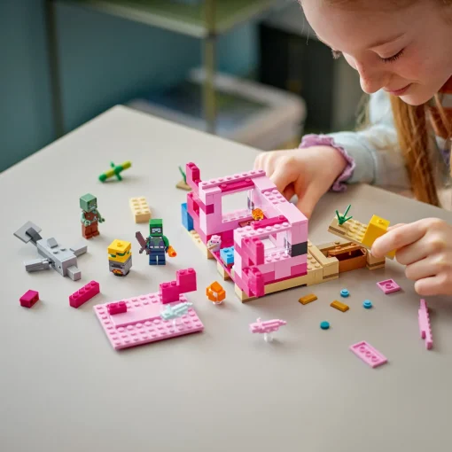 Đồ chơi lắp ráp Ngôi Nhà Cá Axolotl LEGO MINECRAFT 21247 - Ảnh 7