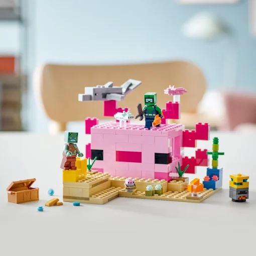 Đồ chơi lắp ráp Ngôi Nhà Cá Axolotl LEGO MINECRAFT 21247 - Ảnh 9
