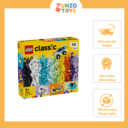 Đồ Chơi Lắp Ráp Hộp Sáng Tạo Tuyệt Vời LEGO CLASSIC 11043