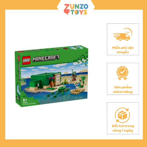 Đồ chơi lắp ráp Ngôi nhà rùa biển LEGO MINECRAFT 21254