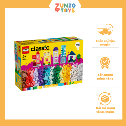 Đồ chơi lắp ráp Bộ gạch chi tiết chủ đề nhà cửa LEGO CLASSIC 11035