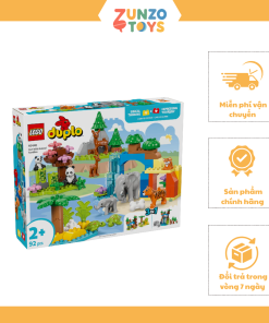 Đồ Chơi Lắp Ráp Gia Đình Động Vật Hoang Dã 3 Trong 1 LEGO DUPLO 10446