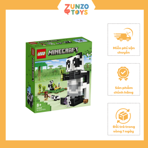 Đồ Chơi Lắp Ráp Ngôi Nhà Gấu Trúc LEGO MINECRAFT 21245
