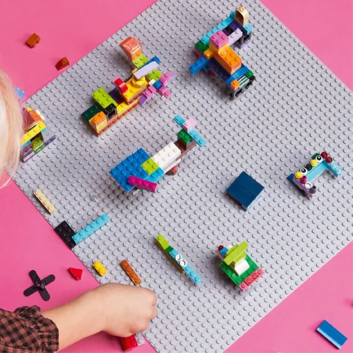 Đồ Chơi Lắp Ráp Đế Lắp Ráp Màu Xám LEGO CLASSIC 11024 - Ảnh 6