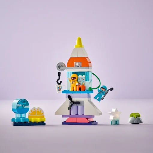 Đồ chơi lắp ráp Tàu phiêu lưu vũ trụ 3 trong 1 LEGO DUPLO 10422 - Ảnh 4