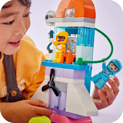Đồ chơi lắp ráp Tàu phiêu lưu vũ trụ 3 trong 1 LEGO DUPLO 10422 - Ảnh 9