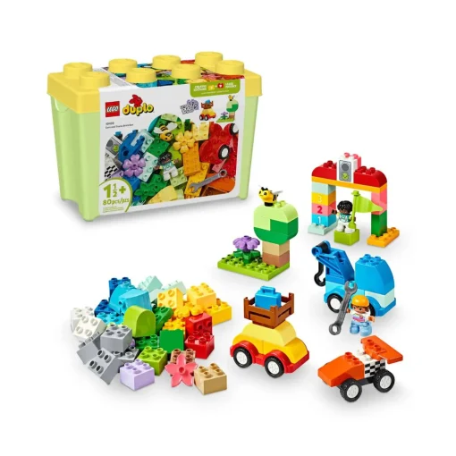 Đồ Chơi Lắp Ráp Thùng Gạch Sáng Tạo: Xe Hơi Và Xe Tải LEGO DUPLO 10439 (80 chi tiết) - Ảnh 2