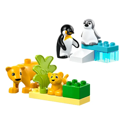 Đồ Chơi Lắp Ráp Gia Đình Động Vật Hoang Dã: Chim Cánh Cụt Và Sư Tử LEGO DUPLO 10442 - Ảnh 3