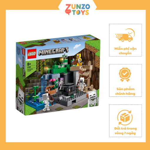 Đồ Chơi Lắp Ráp Hầm Ngục Skeleton LEGO MINECRAFT 21189