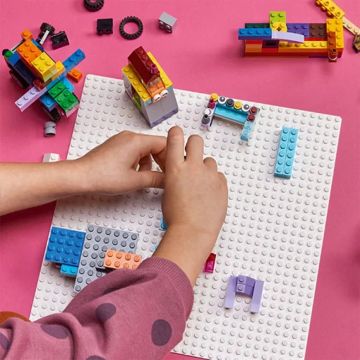Đồ Chơi Lắp Ráp Đế Lắp Ráp Màu Trắng LEGO CLASSIC 11026 - Ảnh 6