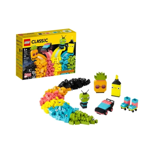 Đồ Chơi Lắp Ráp Bộ Gạch Sáng Tạo Neon Vui Nhộn LEGO CLASSIC 11027 - Ảnh 2