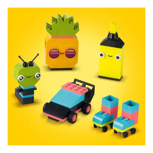 Đồ Chơi Lắp Ráp Bộ Gạch Sáng Tạo Neon Vui Nhộn LEGO CLASSIC 11027 - Ảnh 8