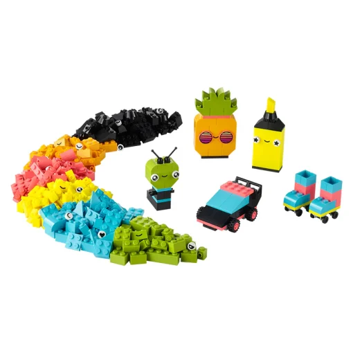 Đồ Chơi Lắp Ráp Bộ Gạch Sáng Tạo Neon Vui Nhộn LEGO CLASSIC 11027 - Ảnh 3