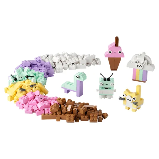 Đồ Chơi Lắp Ráp Bộ Gạch Sáng Tạo Pastel Dễ Thương LEGO CLASSIC 11028 - Ảnh 3