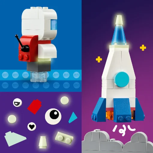 Đồ chơi lắp ráp Bộ gạch sáng tạo chủ đề không gian LEGO CLASSIC 11037 - Ảnh 7