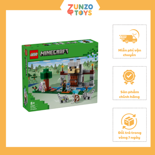 Đồ Chơi Lắp Ráp Tòa Thành Sói LEGO MINECRAFT 21261