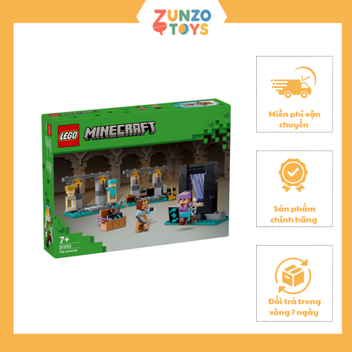 Đồ chơi lắp ráp Kho chế tạo vũ khí LEGO MINECRAFT 21252
