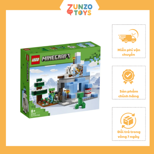 Đồ Chơi Lắp Ráp Đỉnh Núi Băng Giá LEGO MINECRAFT 21243