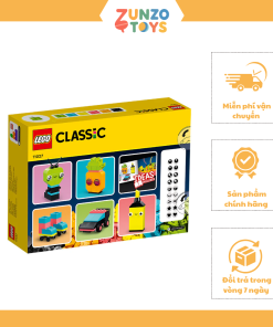 Đồ Chơi Lắp Ráp Bộ Gạch Sáng Tạo Neon Vui Nhộn LEGO CLASSIC 11027