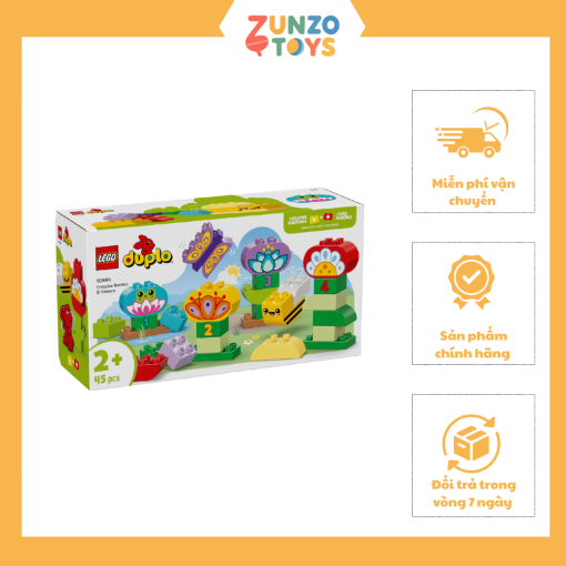 Đồ Chơi Lắp Ráp Vườn Hoa Sáng Tạo LEGO DUPLO 10444