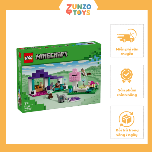 Đồ chơi lắp ráp Mô hình khu bảo tồn động vật hoang dã LEGO MINECRAFT 21253