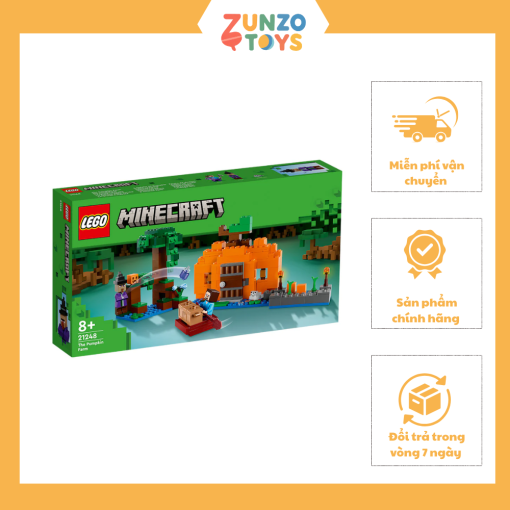 Đồ chơi lắp ráp Nông Trại Bí Ngô LEGO MINECRAFT 21248