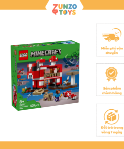Đồ Chơi Lắp Ráp Ngôi Nhà Của Những Chú Bò Nấm LEGO MINECRAFT 21270