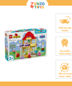 Đồ Chơi Lắp Ráp Ngôi Nhà Sinh Nhật Của Peppa Pig LEGO DUPLO 10433 (59 chi tiết)