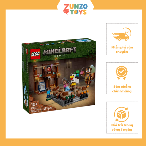 Đồ Chơi Lắp Ráp Võ Đài Chiến Đấu Woodland Mansion LEGO MINECRAFT 21272