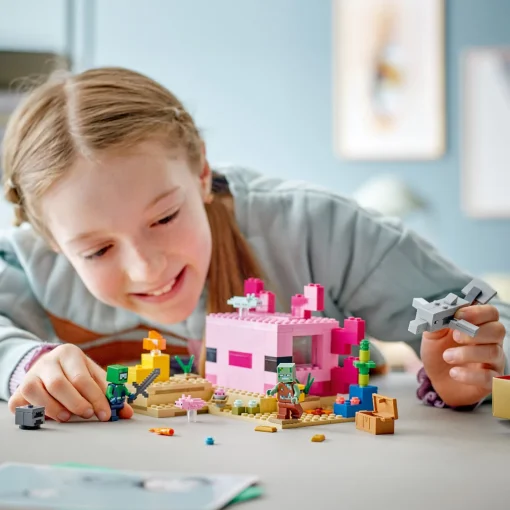 Đồ chơi lắp ráp Ngôi Nhà Cá Axolotl LEGO MINECRAFT 21247 - Ảnh 8