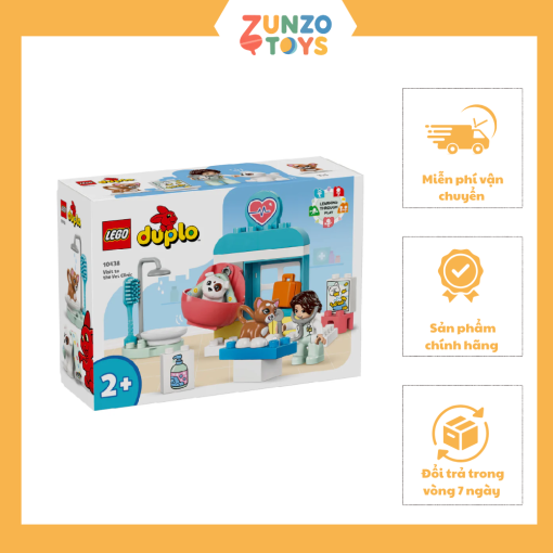 Đồ chơi lắp ráp Phòng khám bác sĩ thú y LEGO DUPLO 10438