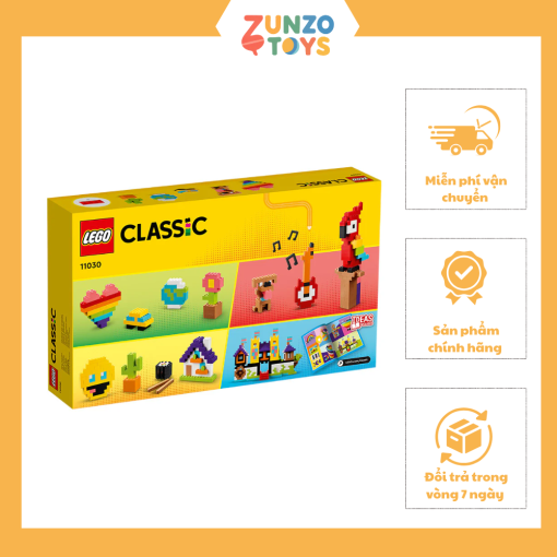 Đồ Chơi Lắp Ráp Bộ Gạch Sáng Tạo Pixel LEGO CLASSIC 11030