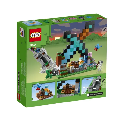 Đồ Chơi Lắp Ráp Tiền Đồn Cất Giữ Kiếm Kim Cương LEGO MINECRAFT 21244 - Ảnh 10