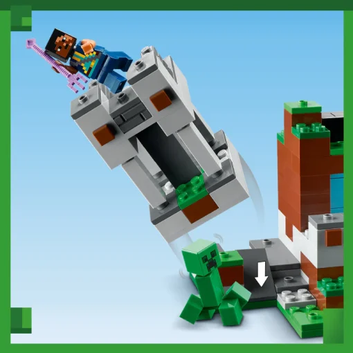 Đồ Chơi Lắp Ráp Tiền Đồn Cất Giữ Kiếm Kim Cương LEGO MINECRAFT 21244 - Ảnh 6