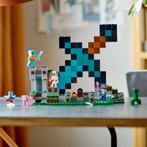 Đồ Chơi Lắp Ráp Tiền Đồn Cất Giữ Kiếm Kim Cương LEGO MINECRAFT 21244 - Ảnh 9