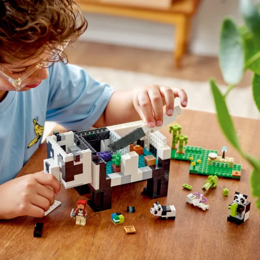 Đồ Chơi Lắp Ráp Ngôi Nhà Gấu Trúc LEGO MINECRAFT 21245 - Ảnh 4
