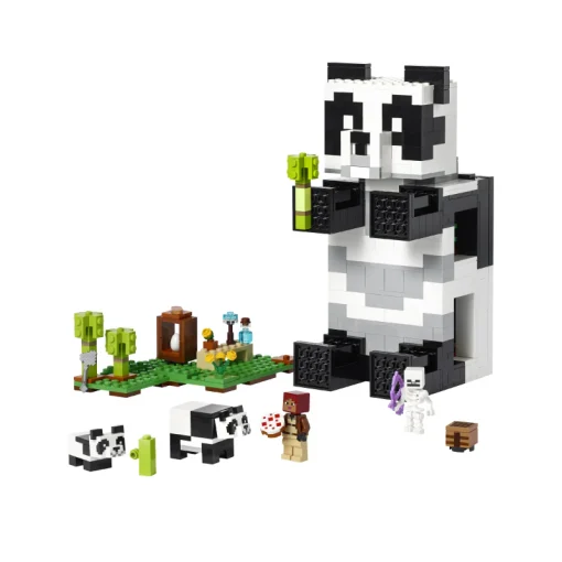 Đồ Chơi Lắp Ráp Ngôi Nhà Gấu Trúc LEGO MINECRAFT 21245 - Ảnh 3
