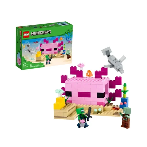 Đồ chơi lắp ráp Ngôi Nhà Cá Axolotl LEGO MINECRAFT 21247 - Ảnh 3