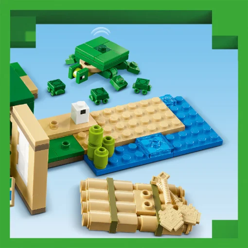 Đồ chơi lắp ráp Ngôi nhà rùa biển LEGO MINECRAFT 21254 - Ảnh 3