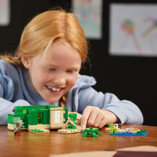 Đồ chơi lắp ráp Ngôi nhà rùa biển LEGO MINECRAFT 21254 - Ảnh 5