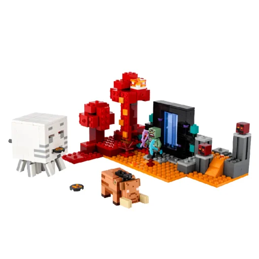 Đồ chơi lắp ráp Cuộc phục kích cổng địa ngục Nether LEGO MINECRAFT 21255 - Ảnh 3