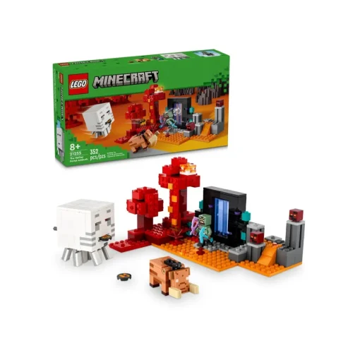 Đồ chơi lắp ráp Cuộc phục kích cổng địa ngục Nether LEGO MINECRAFT 21255 - Ảnh 2