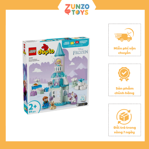 Bộ Lắp Ráp Bữa Tiệc Tại Lâu Đài Băng Giá Của Anna Và Elsa LEGO DUPLO 10455