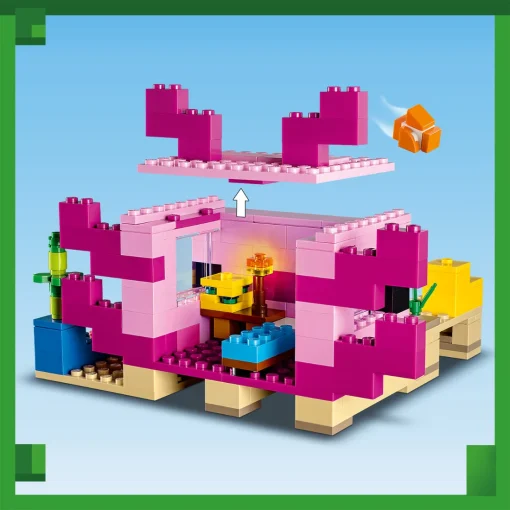 Đồ chơi lắp ráp Ngôi Nhà Cá Axolotl LEGO MINECRAFT 21247 - Ảnh 5