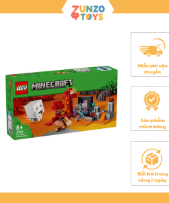 Đồ chơi lắp ráp Cuộc phục kích cổng địa ngục Nether LEGO MINECRAFT 21255
