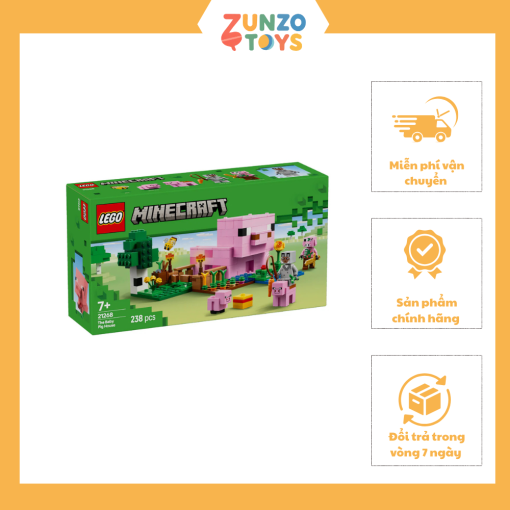 Đồ Chơi Lắp Ráp Ngôi Nhà Của Những Chú Heo Con LEGO MINECRAFT 21268