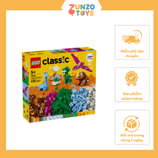 Đồ Chơi Lắp Ráp Bộ Gạch Chi Tiết Chủ Đề Khủng Long LEGO CLASSIC 11041