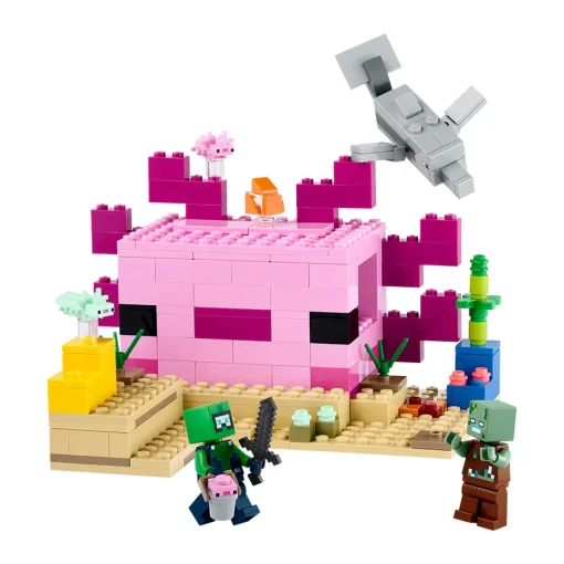 Đồ chơi lắp ráp Ngôi Nhà Cá Axolotl LEGO MINECRAFT 21247 - Ảnh 2