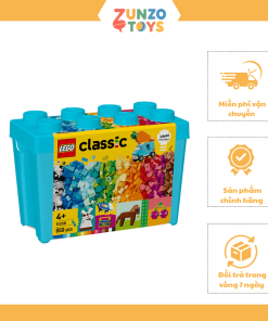 Đồ chơi lắp ráp Thùng gạch sáng tạo sống động 850 chi tiết LEGO CLASSIC 11038