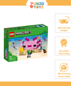 Đồ chơi lắp ráp Ngôi Nhà Cá Axolotl LEGO MINECRAFT 21247